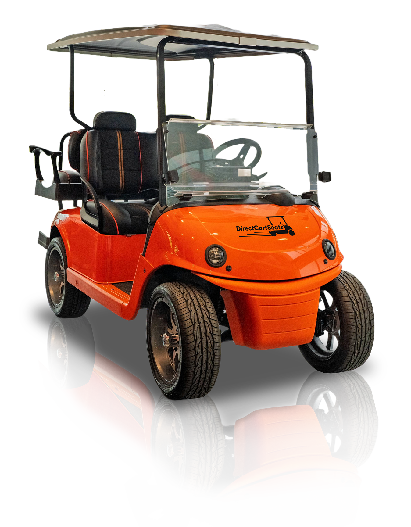 Direct-cart-seats-orange-cart-with-shadow