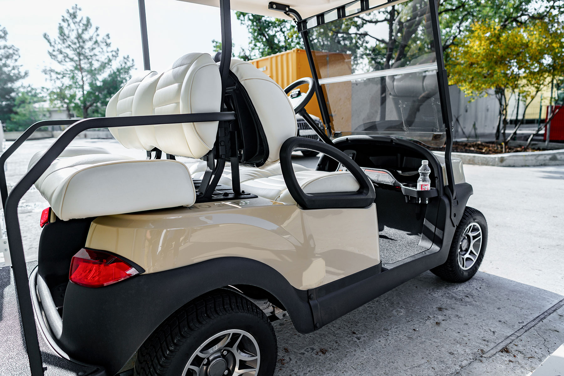 golf cart parked